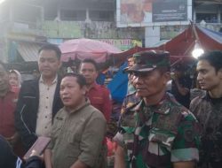 Polres OKU Bersama Instansi Terkait Gelar Ops Sidak Pasar Jelang Natal Dan Tahun Baru 2026 Di Pasar Atas Baturaja Timur