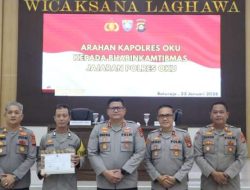 Polres OKU Gelar Sosialisasi Penandatanganan Pakta Integritas Bhabinkamtibmas dan Evaluasi Lahan Jagung Tahun 2026.