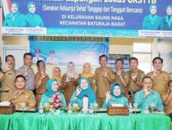 PKK Provinsi Sumsel Lakukan Pembinaan Dasawisma dan Verifikasi Lokus GKSTTB di Kelurahan Saung Naga.Kabupaten Ogan Komering Ulu.