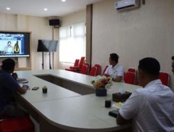 Polres OKU Ikuti Vidcon Polri Belajar Sosialisasi KUHAP dan KUHP