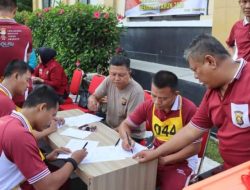 Polres OKU Gelar Tes Kesamaptaan Jasmani Periodik I 2026