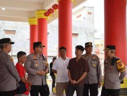 Pastikan Kondusif, Kapolres OKU Pantau Giat PAM Perayaan Imlek 2577 Khongzili Tahun 2026.