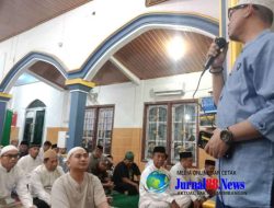 Safari Ramadhan 1447. H / Tahun .2026.Malam Ketiga, Bupati OKU Sholat Tarawih di Masjid Asholihin Sukaraya.Kabupaten Ogan Komering Ulu.