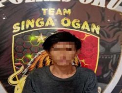 Resmob Singa Ogan Polres OKU Amankan Pelaku Pencurian di Pasar Atas Baturaja