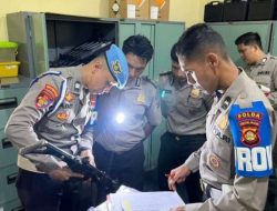 Polda Sumsel Gelar Pemeriksaan Senpi Dinas di Polres OKU, Dipastikan Berjalan Ketat dan Transparan