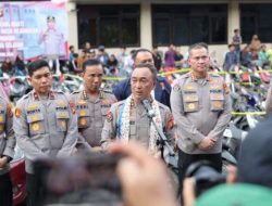 Korban Curanmor Bersyukur, Ratusan Kendaraan Dikembalikan Langsung oleh Kapolda Sumsel
