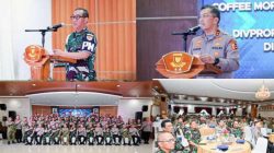 Perkuat soliditas, POM TNI dan propam polri Gelar coffee morning & Halal Bihalal 1447 H.