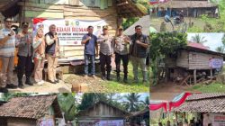 Polres OKU Polda Sumsel Laksanakan Bedah Rumah Serentak, Wujud Kepedulian Polri Jelang Hari Bhayangkara ke-80