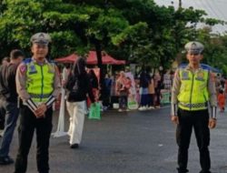 Satlantas Polres OKU Gelar Pengamanan CFD, Wujudkan Lalu Lintas Aman dan Tertib di Baturaja