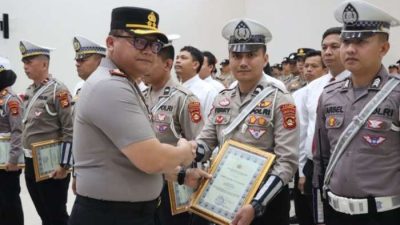Respons Cepat dan Kerja Keras, Satlantas Polres OKU Raih Penghargaan