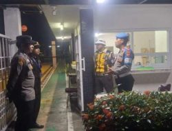 Amankan Area Usaha, Polsek Bungursari Polres Purwakarta Patroli Malam ke Perkantoran dan Pertokoan