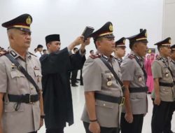 Kapolres OKU Pimpin Sertijab Para Kapolsek, Sejumlah Perwira Bergeser. Ini Daftar Lengkapnya!