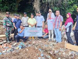 Polsek Ulu Ogan Polres Oku Hadiri Kegiatan Titik Nol Pembangunan Di Desa Belandang