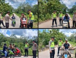 Kegiatan Rutin Polsek Sinar Peninjauan Kabupaten Ogan Komering ulu