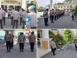 Polres OKU meningkat kegiatan Rutin di Hari libur
