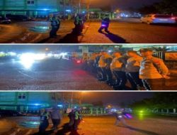 Patroli Hunting dan ploting Regu l Polres OKU Jaga Kondusifitas Kota