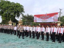 Polres OKU Gelar Apel Operasi Zebra Musi 2025, Kapolres Tekankan Profesionalisme dan Humanis dalam Penindakan
