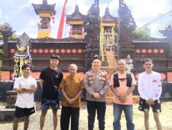 Polsek Semidang Aji Gelar Patroli Dialogis Sambangi Tokoh Hindu di Desa Panai Makmur Ogan Komering UIuu