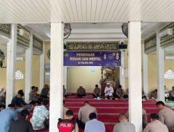 Mantapkan Keimanan dan Moralitas, Polres Oku Gelar Binrohtal Rutin Untuk Personel