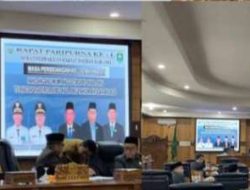 Kasat Tahti PolresOKU ikut Paripurna DPRD OKU Bahas Raperda APBD 2026