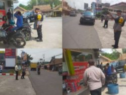 Kryd Polsek Lubuk Batang Di Seputaran SPBU Lubuk Batang Kabupaten Ogan Komering Ulu.