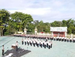 APEL PEMBERIAN  PENGHARGAAN PERSONIL  POLRES OKU.TAHUN 2025 DI HALAMAN MAPOLRES KABUPATEN OGAN KOMERING ULU.