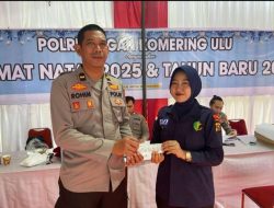 Sidokkes Polres OKU Laksanakan Pelayanan Kesehatan Nataru Di Gereja dan Pos Pengamanan